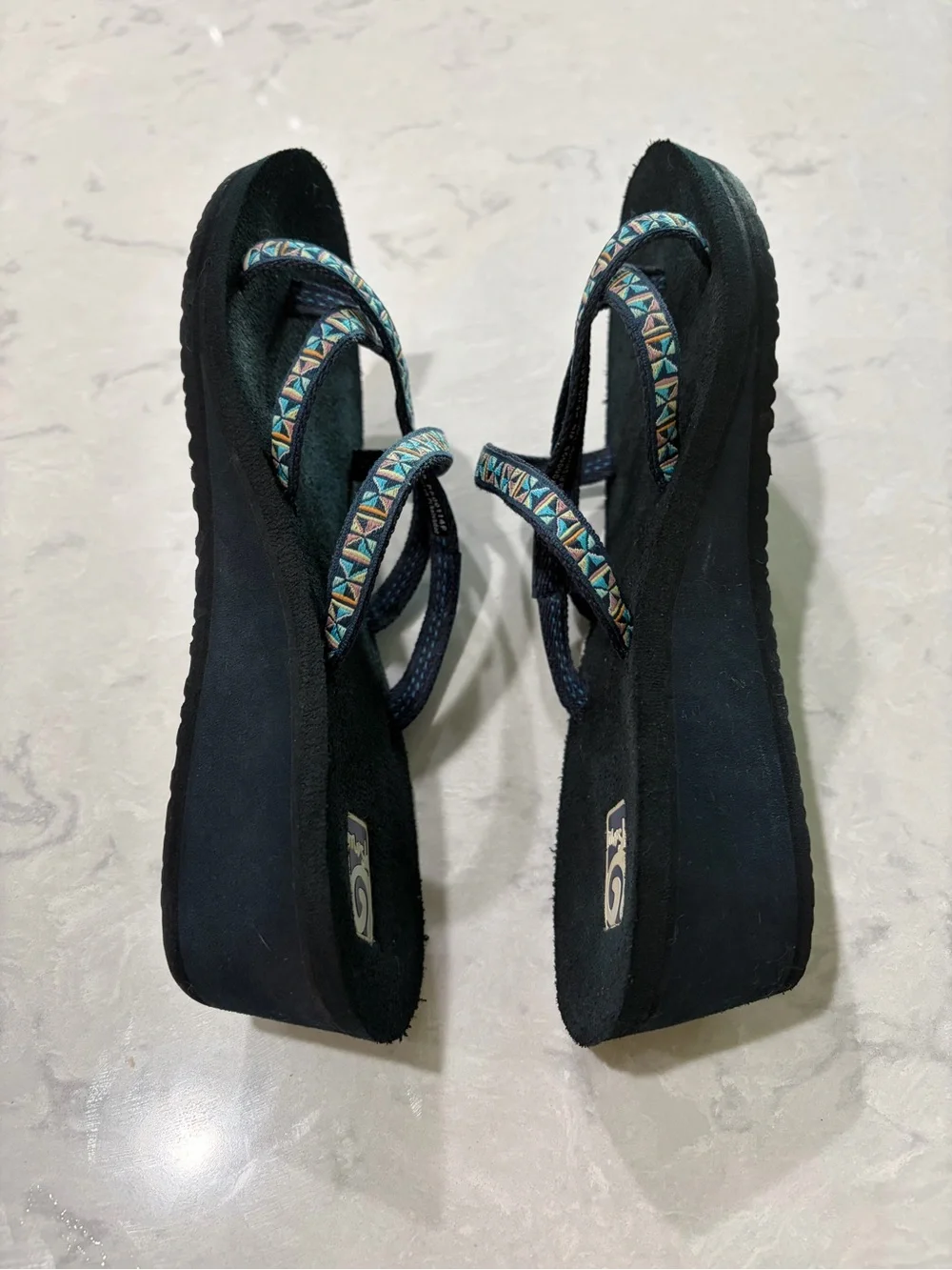 Teva Mush Madalyn Wedge Ola 2 Size 9 - Picture 3 of 6